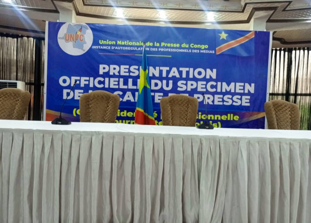 Médias : la nouvelle carte des journalistes congolais fixée à 105 USD par l'UNPC