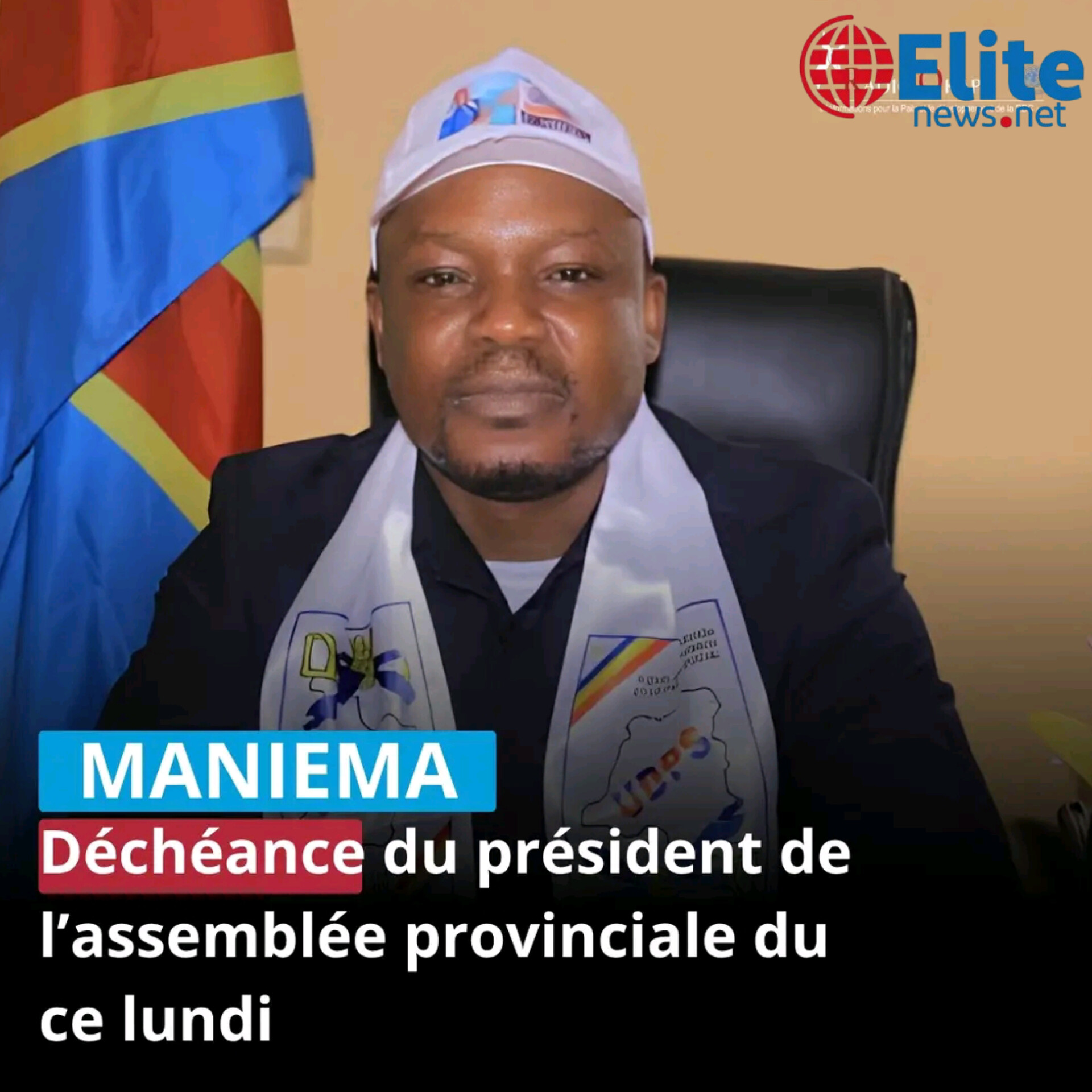 Maniema : le président de l’Assemblée provinciale Kibungi Mutanga Junior déchu de ses fonctions par les députés