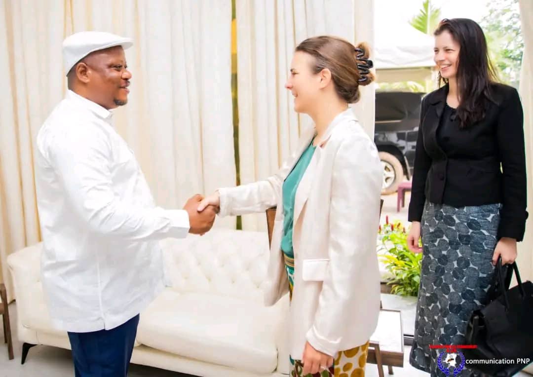 Dialogue national : Jean Marc Kabund remet sa vision à la représentante de la Belgique