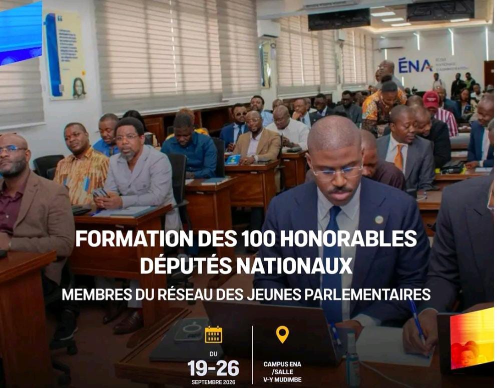 RDC : l’ENA forme 100 jeunes députés nationaux au contrôle budgétaire et financier