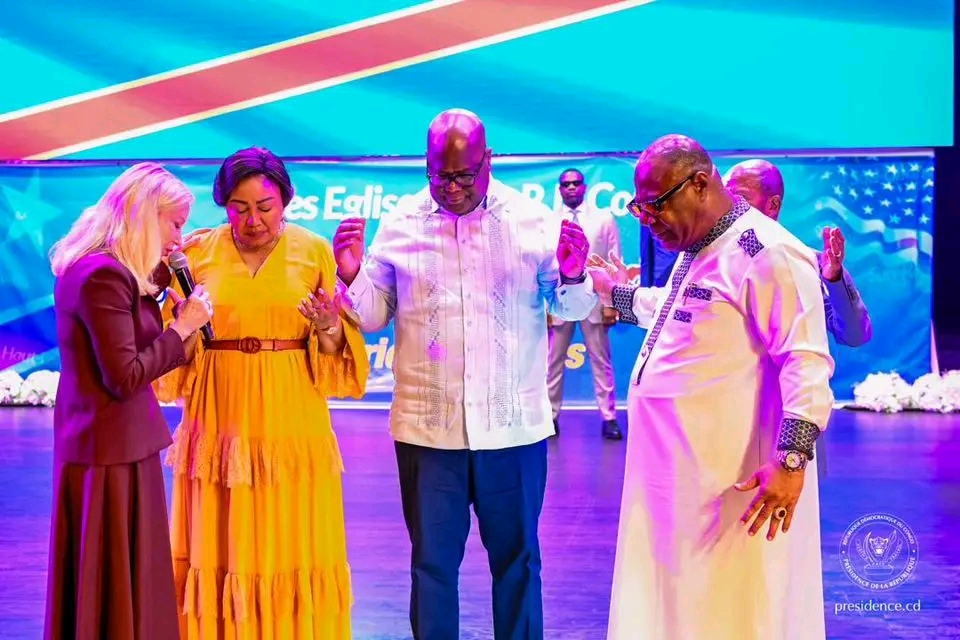 RDC : le Président Félix Tshisekedi a pris part à la clôture du sommet des prières patriotiques organisé par ERC au CCAPAC à Kinshasa