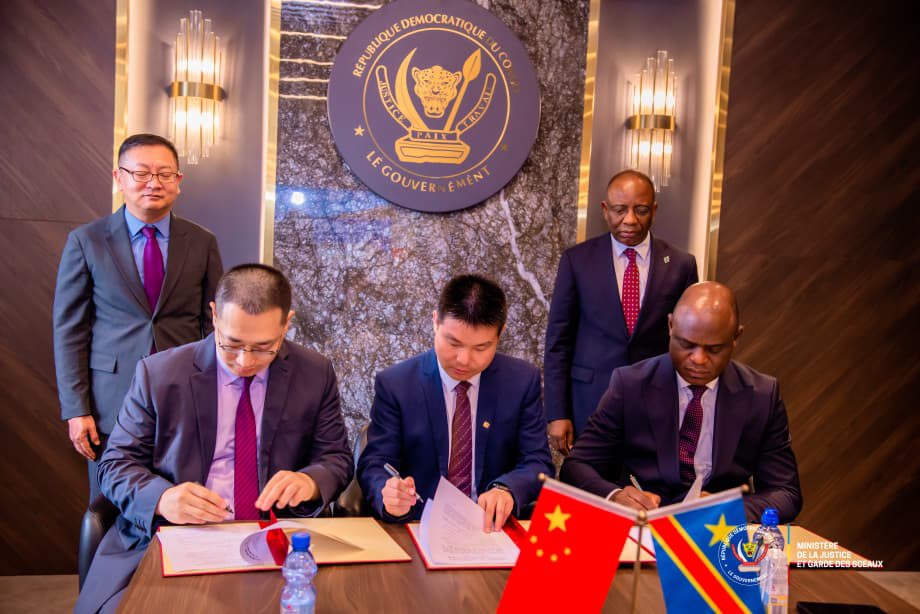 RDC : signature d'un contrat de partenariat avec la Chine pour moderniser les infrastructures dans le secteur de la justice