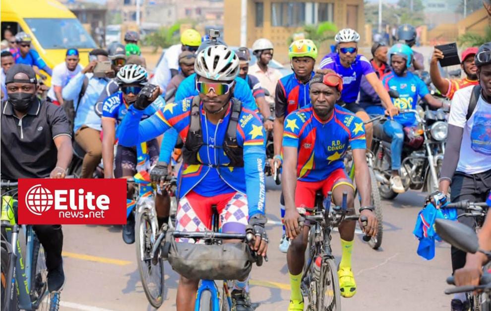 RDC : Miguel Masaïsaï arrive à Kinshasa après 6.700 km de son périple « Pedal for Peace », un plaidoyer à vélo pour la paix et l'unité