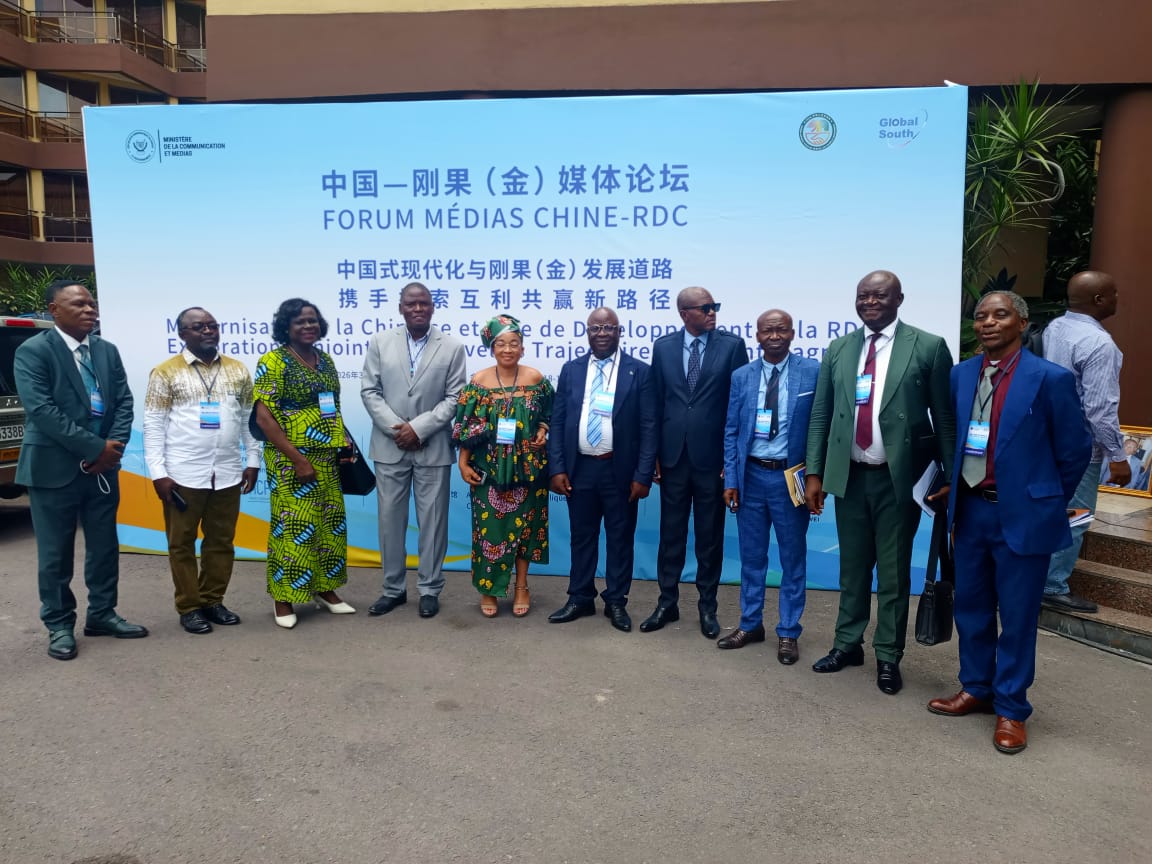 RDC : Nanouche Ngalula représente le Kasaï au Forum international des médias Chine-RDC à Kinshasa