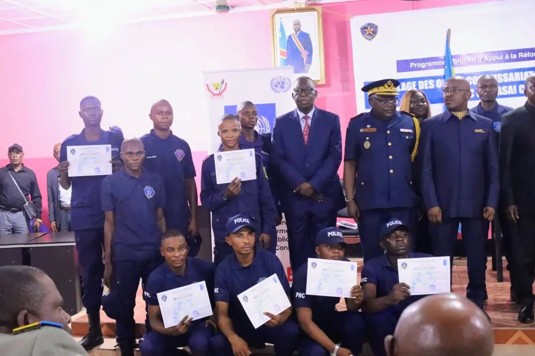 Kasaï-Central : plus de 60 Officiers de police judiciaire formés pour une justice pénale plus professionnelle