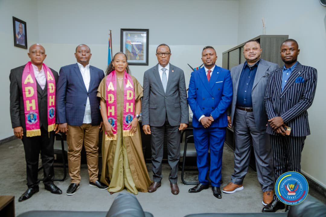 RDC : le Président national de l'ADH échange avec la délégation du Kasaï et de la diaspora à Kinshasa