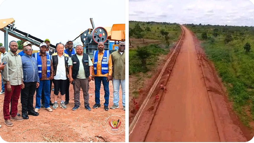 Kasaï : Inspection des travaux de l'aéroport de Tshikapa et la route Tshikapa-Kandjaji, la délégation recommande la résiliation des contrats