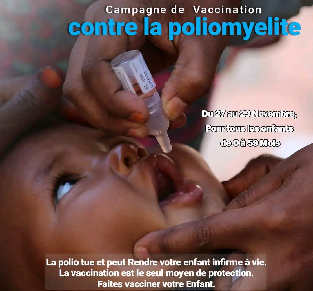 Mwene-Ditu : Plus de 400.000 enfants attendus pour la vaccination contre la poliomyélite