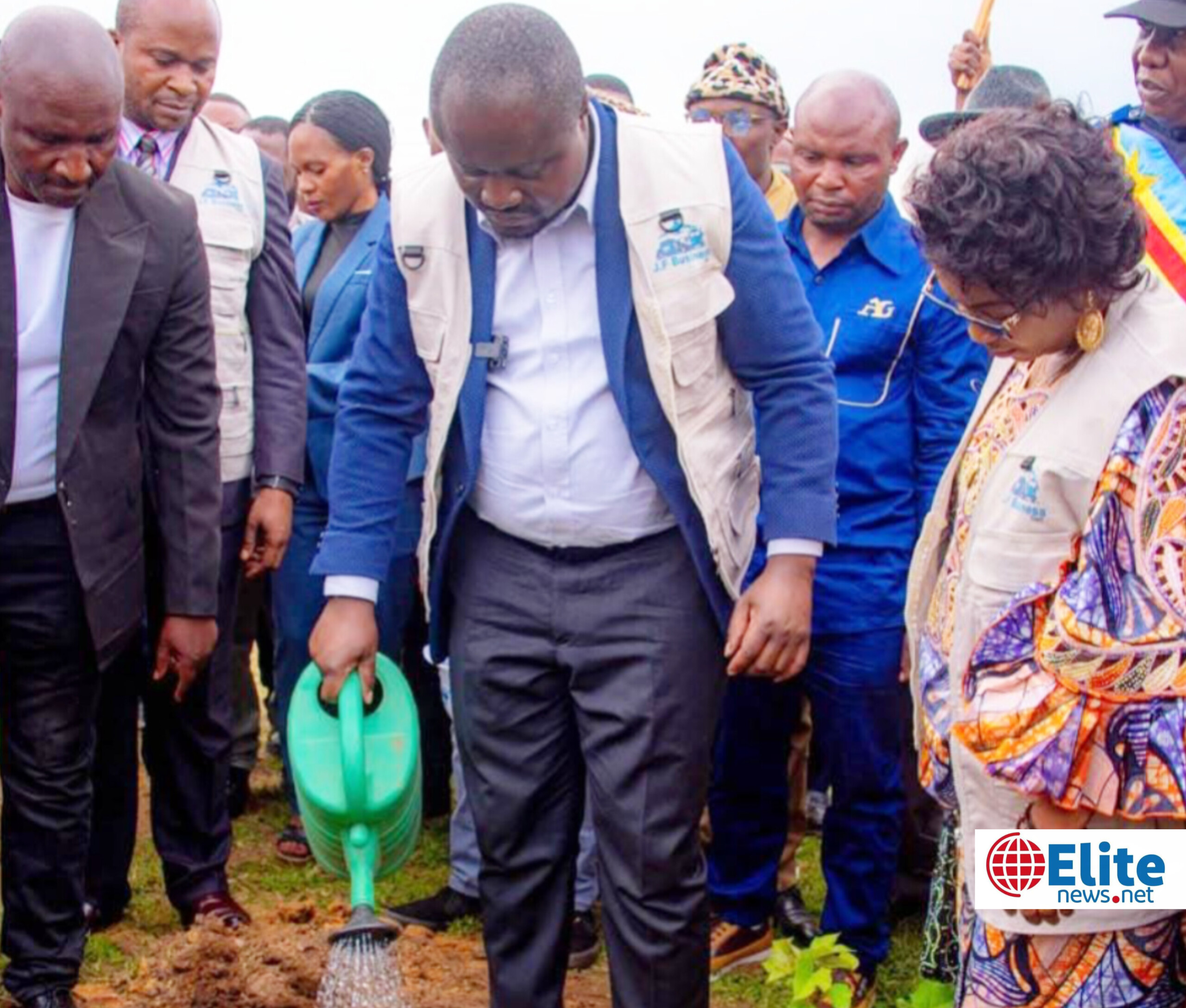 Nord-Kivu : en mission à Beni, Muhindo Nzangi accélère la relance agricole avec des plantules et lance les travaux du nouveau siège de l'ONAPAC