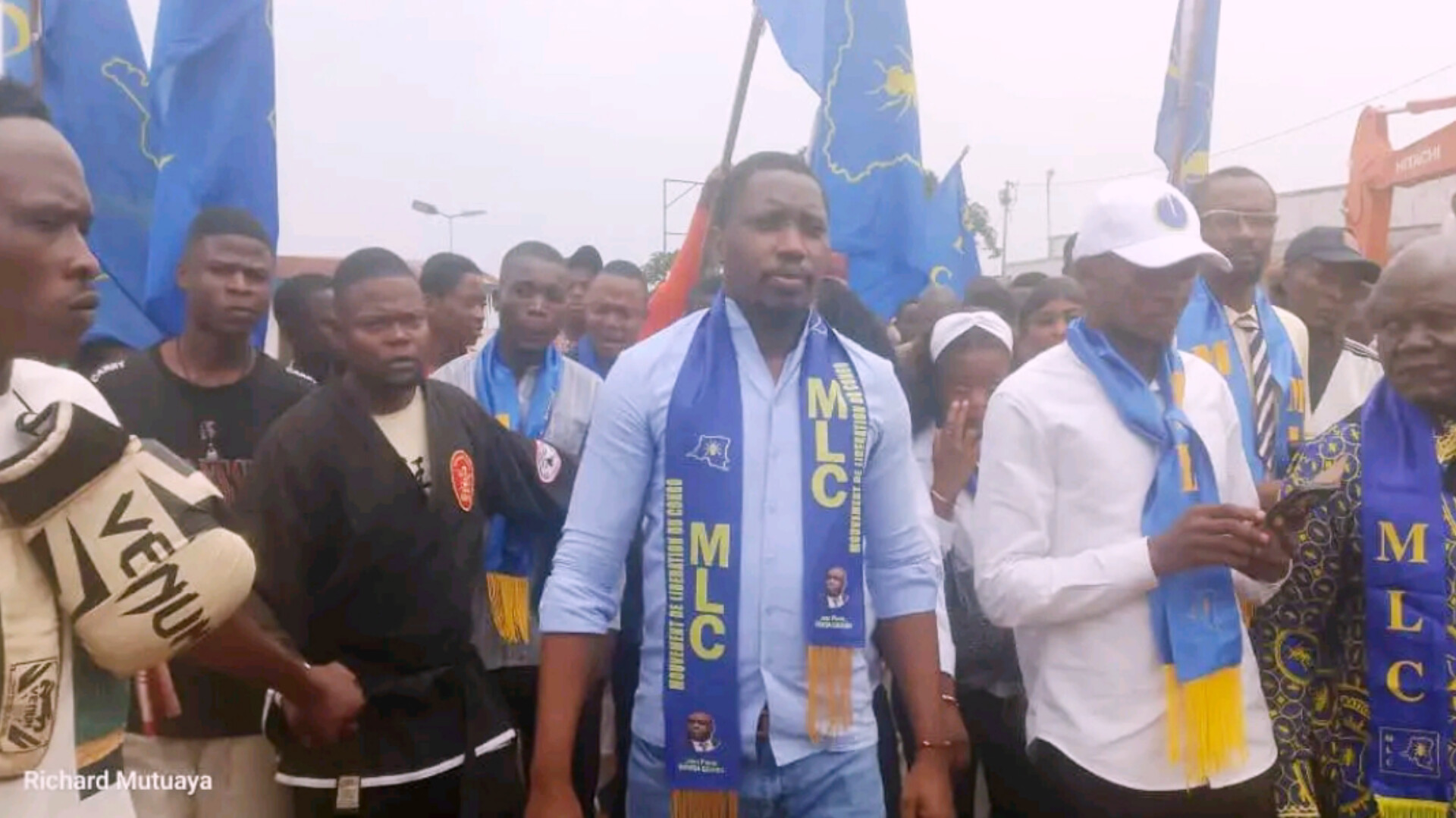 Kasaï : Monplaisir Bolokole président national de la ligue des jeunes MLC en visite politique à Tshikapa