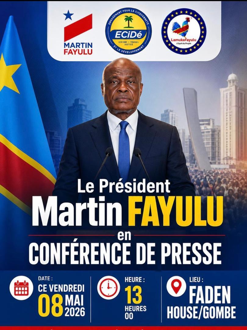 RDC : Martin Fayulu Leader de Lamuka en conférence de presse ce vendredi à Kinshasa