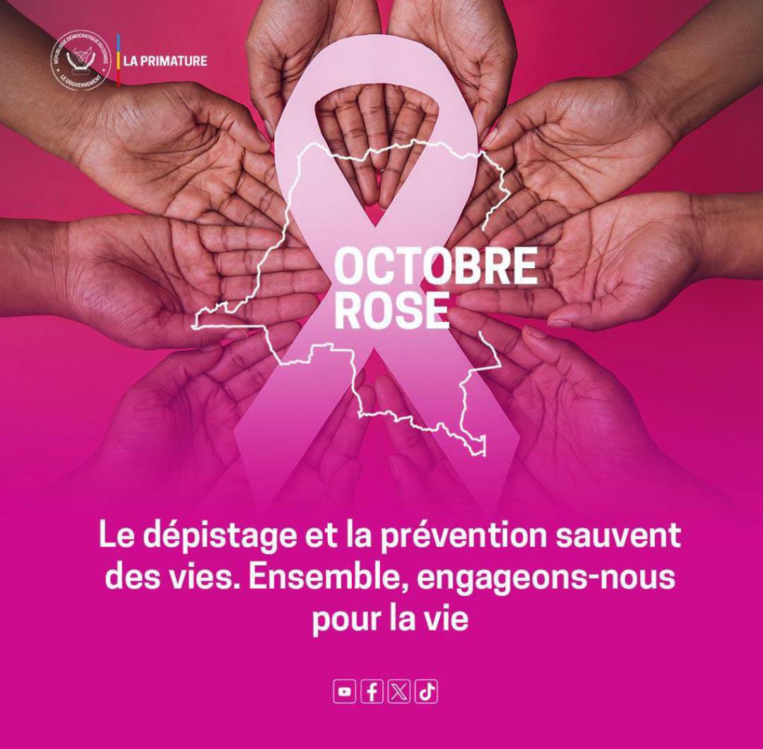 RDC : le gouvernement lance une campagne nationale de dépistage des cancers du sein et du col de l’utérus