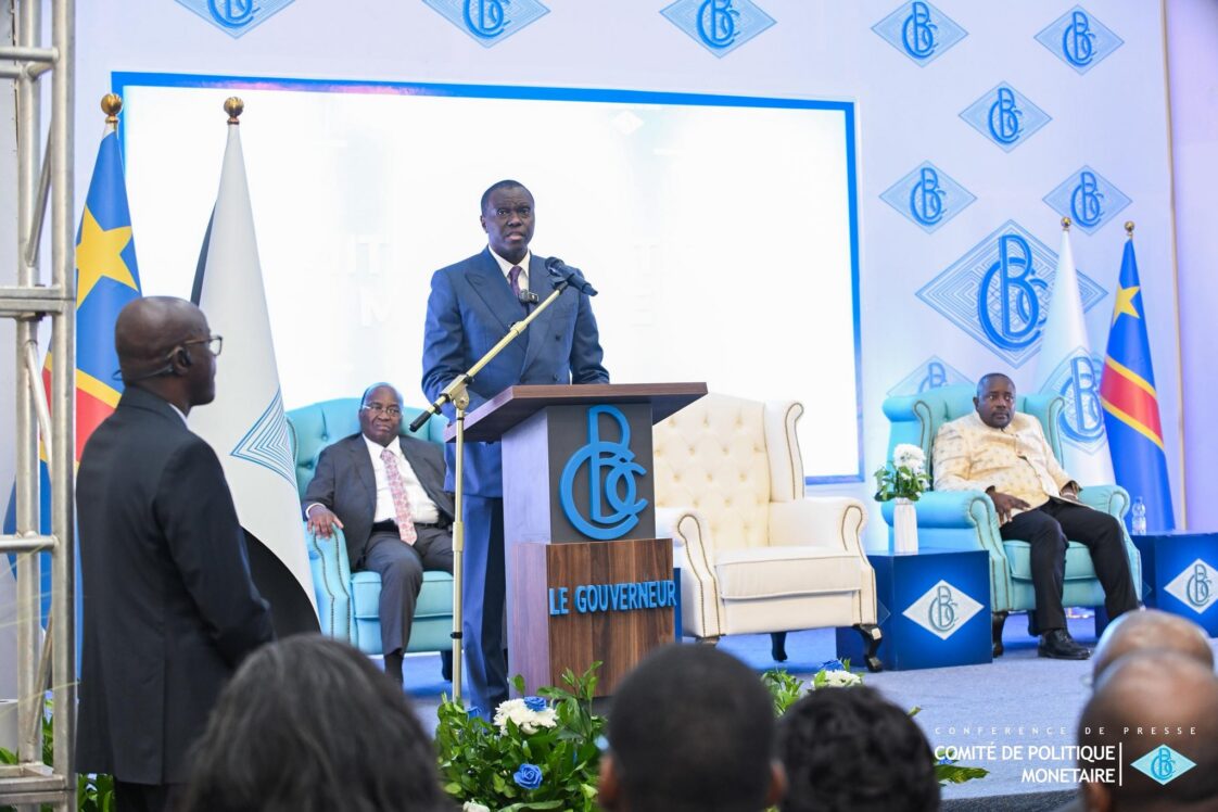 RDC : le taux directeur de la BCC revisiter en baisse de 15% et les réserves augmentés à 7 milliards USD