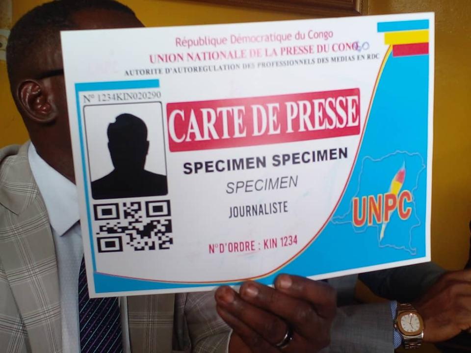 RDC : après deux ans de suspension, l’UNPC fixe les nouvelles conditions, coûts et modalités d’obtention de la carte de presse