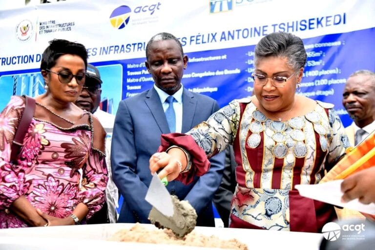 RDC : Judith Suminwa lance la construction du Centre des  infrastructures dénommé Félix TSHISEKEDI à Kinshasa