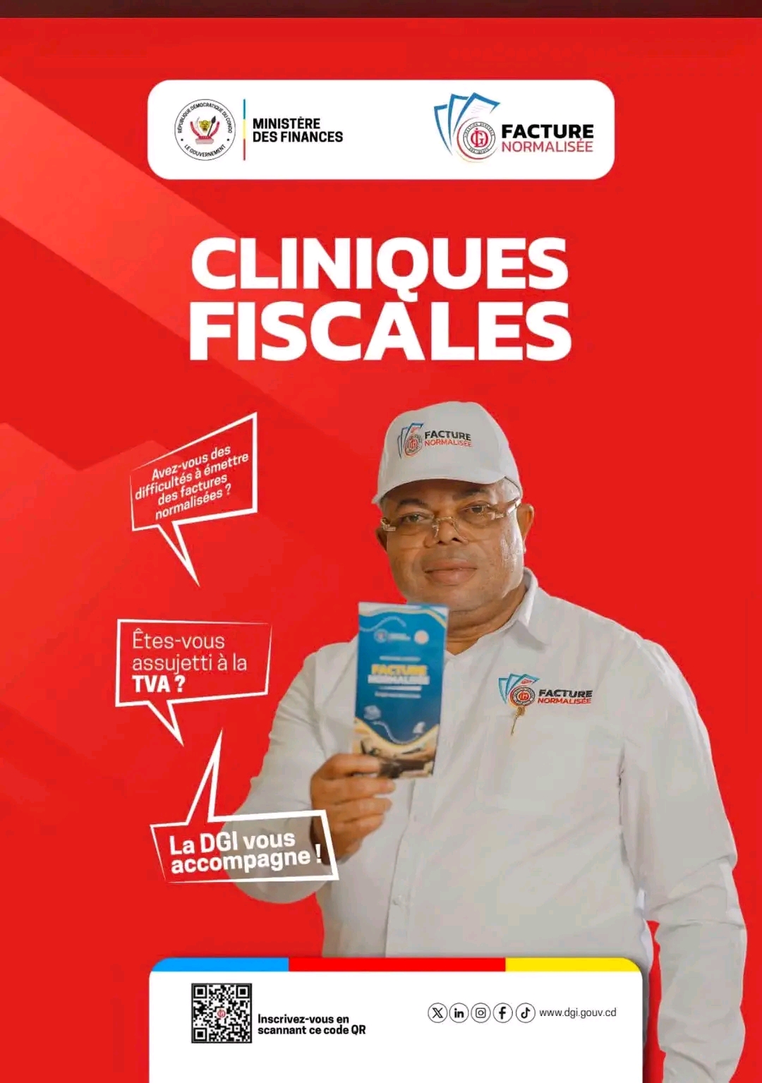 RDC : la DGI lance les Cliniques fiscales pour rapprocher l'administration des contribuables et renforcer le civisme fiscal