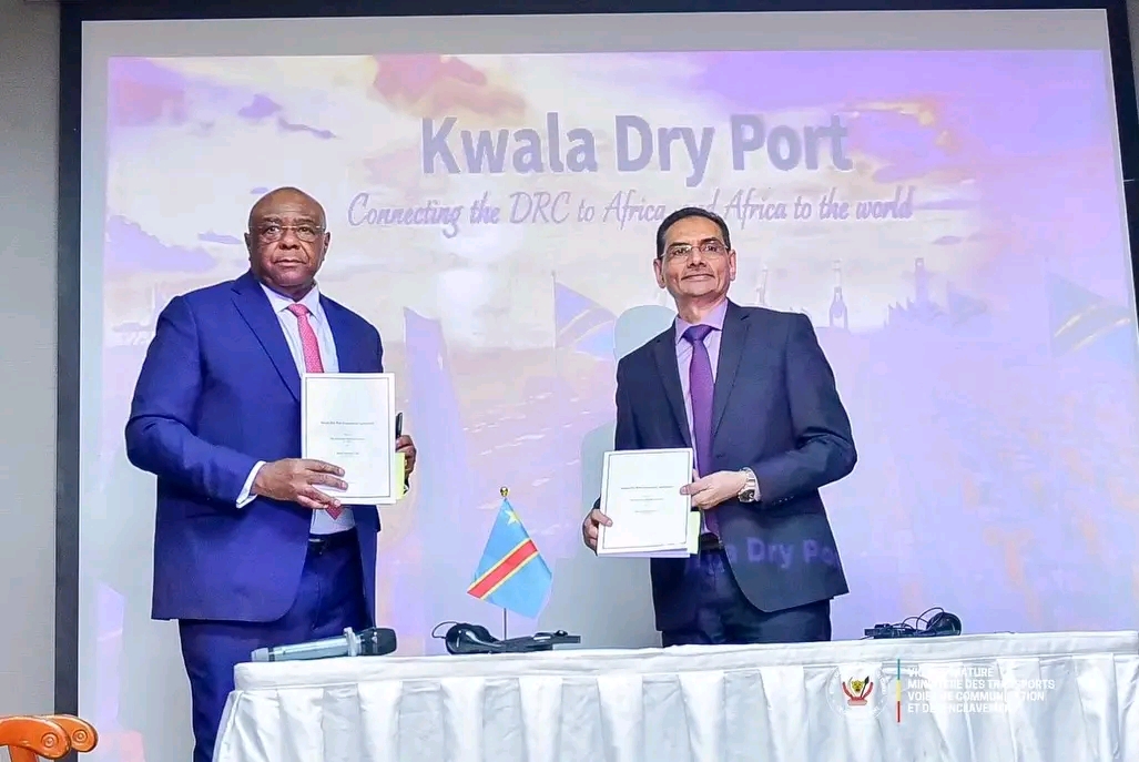 RDC : le gouvernement signe  un protocole d'accord de concession avec la  société Boston Developers Ltd pour le développement du port sec à Kwala