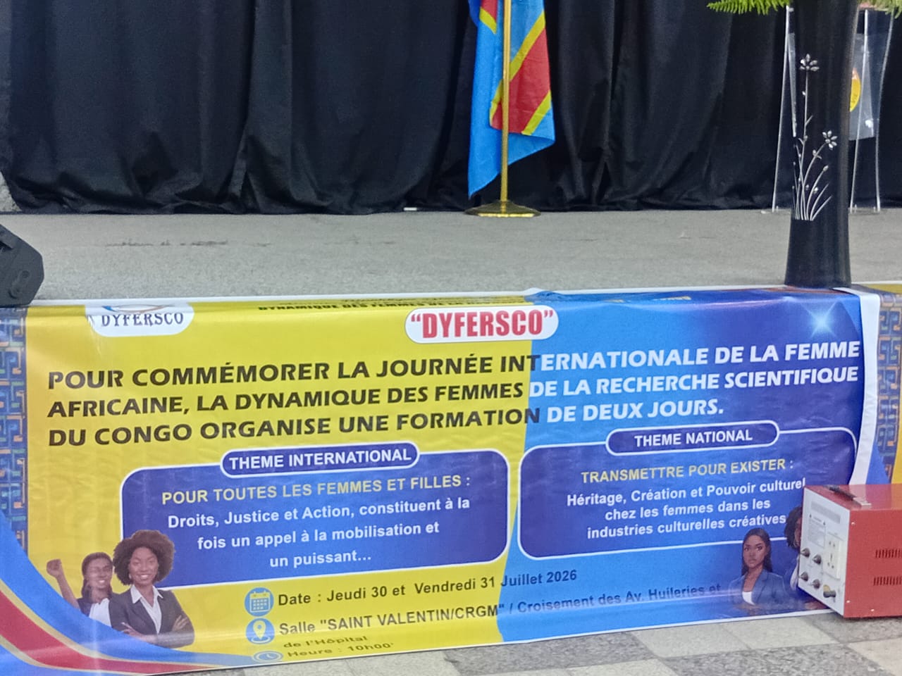 RDC : à l'occasion de la Journée internationale de la Femme africaine, la DYFERSCO renforce les capacités des femmes de la recherche scientifique