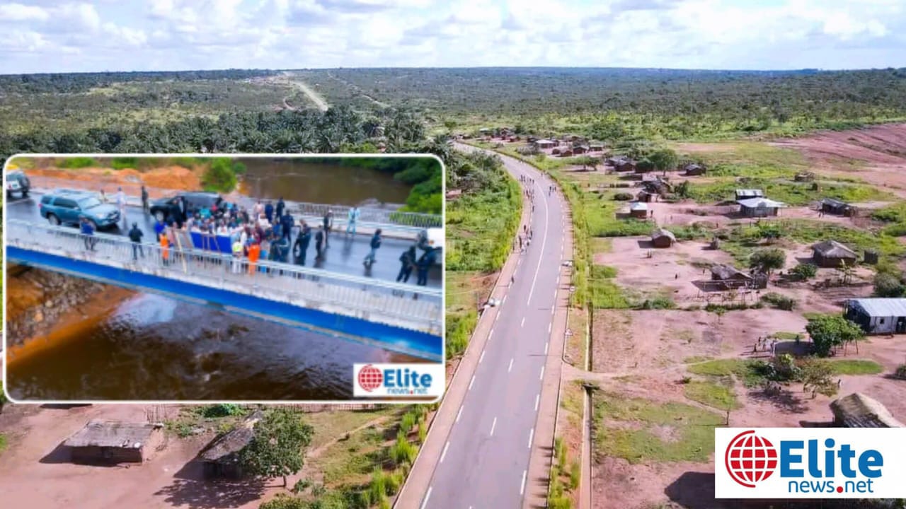 Kasaï–Kasaï-Central : John Banza Lunda inspecte les grands chantiers routiers et met en service le pont Kaluebo