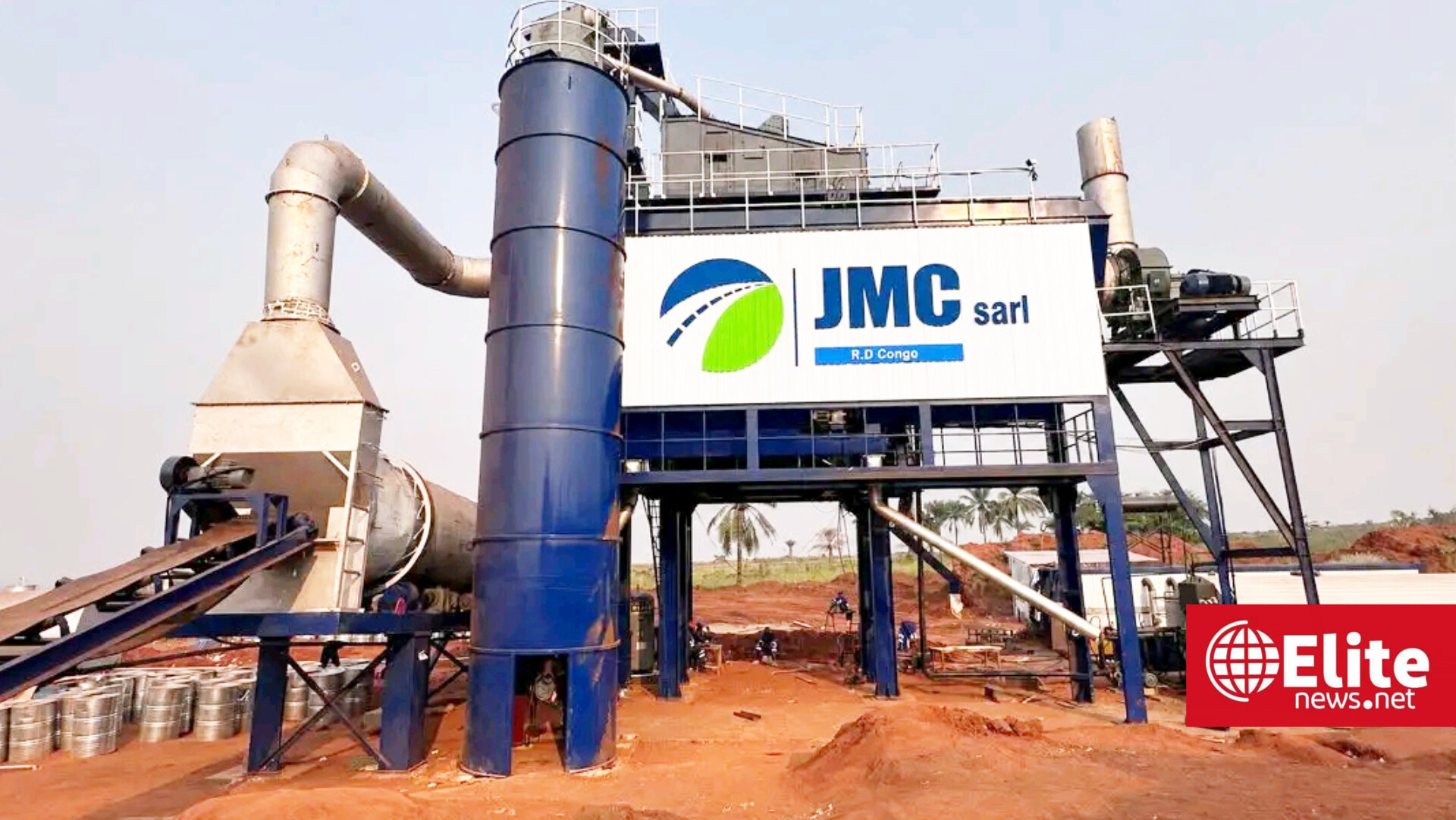 Kasaï : JMC SARL met en service son usine d’enrobés et franchit une étape décisive dans l’exécution du projet Tshilejelu à Tshikapa