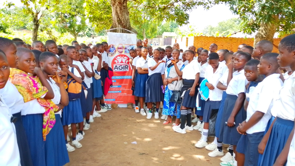 Kasaï-Central : une campagne éducative pour lutter contre les violences basées sur le genre en milieu scolaire à Kananga