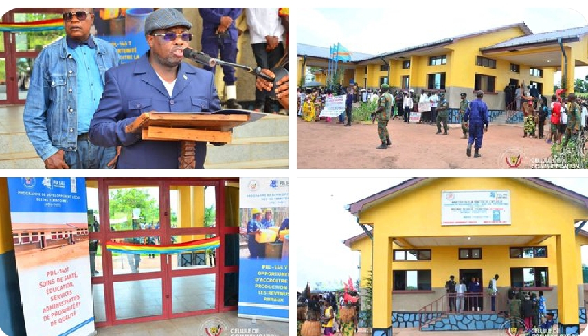 PDL-145T au Kasaï : le Gouverneur Crispin Mukendi réceptionne le bâtiment administratif du territoire de Tshikapa construit par le PNUD