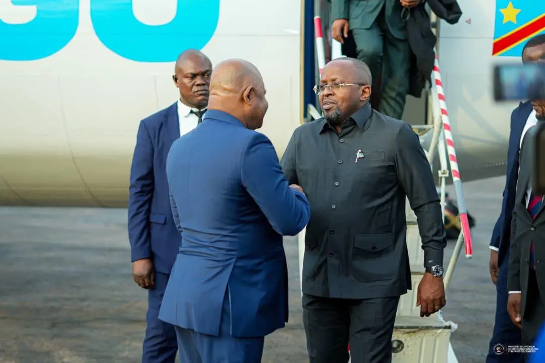 RDC : Jacquemin Shabani en mission à Gbadolite pour la mise en œuvre de la nouvelle gouvernance sécuritaire dans le Nord-Ubangi