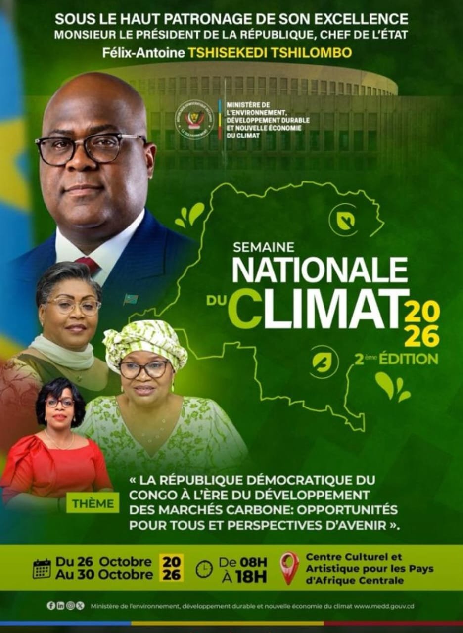 RDC : la ministre Marie Nyange Ndambo prépare la 2ᵉ édition de la Semaine nationale du climat, prévue le 26 octobre