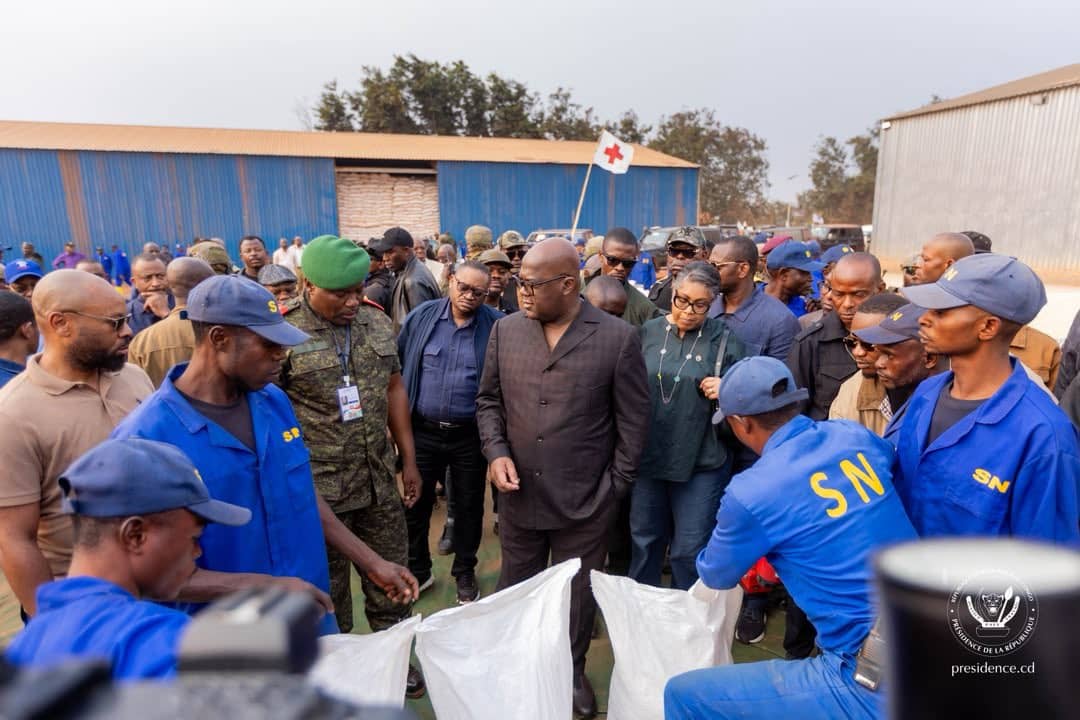 RDC : Félix Tshisekedi inspecte le pôle agro-industriel de Kaniama-Kasese