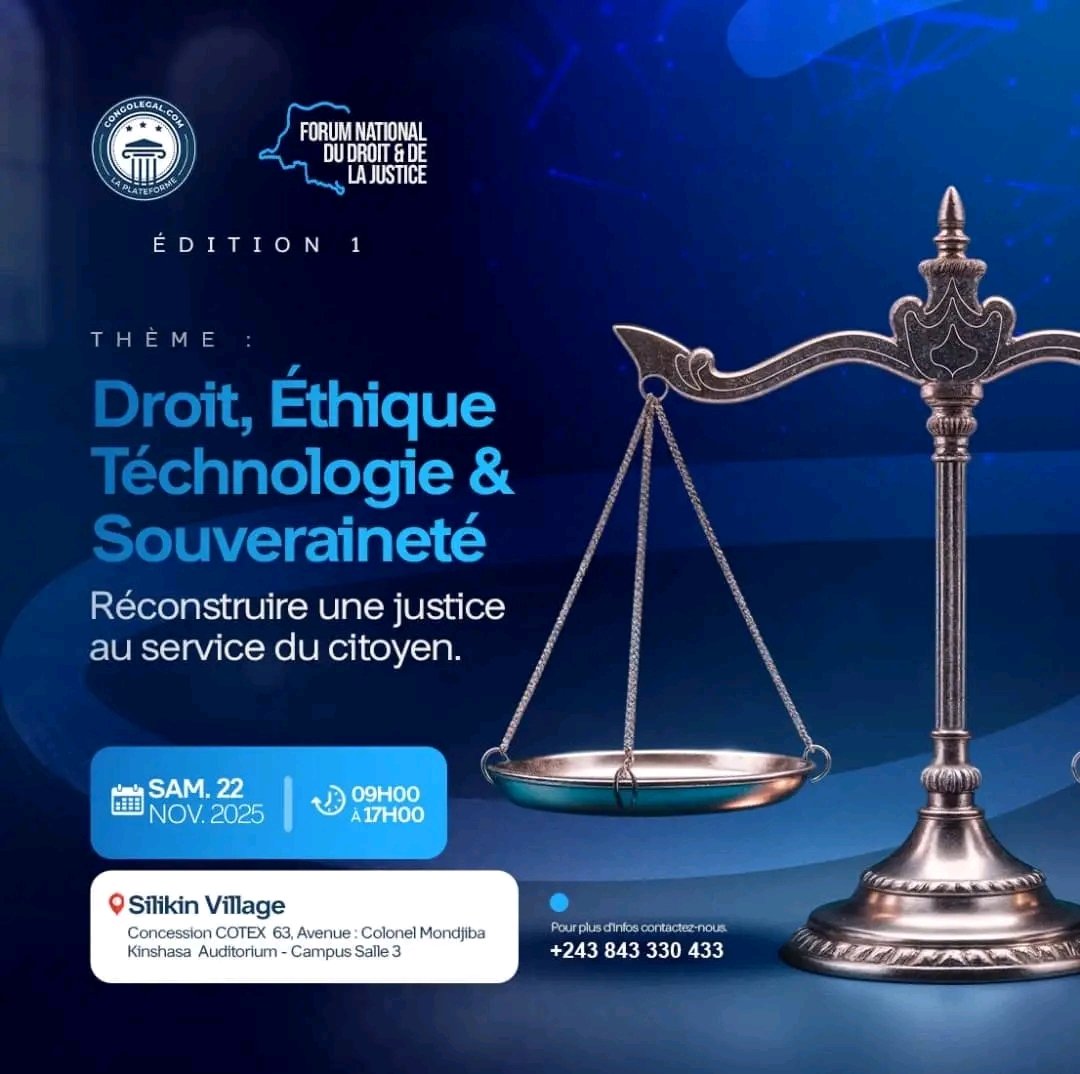 RDC : Kinshasa s’apprête à accueillir le premier forum inaugural de Congolegal