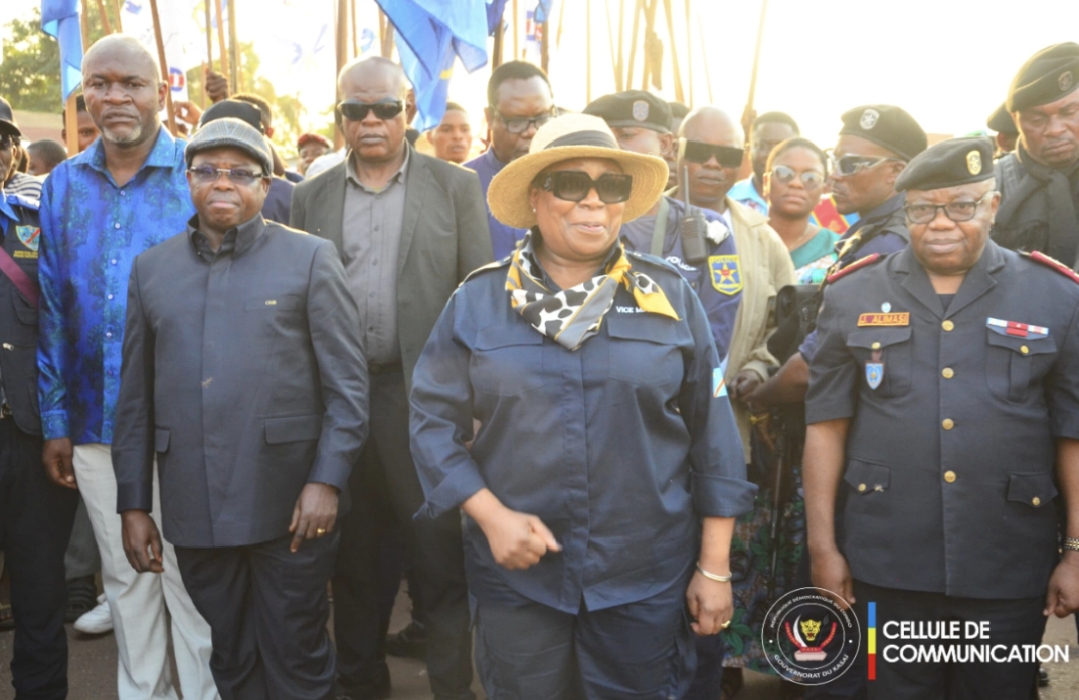 Kasaï : Le Gouverneur Crispin Mukendi accueille la vice-ministre de l'intérieur et sécurité en visite à Tshikapa