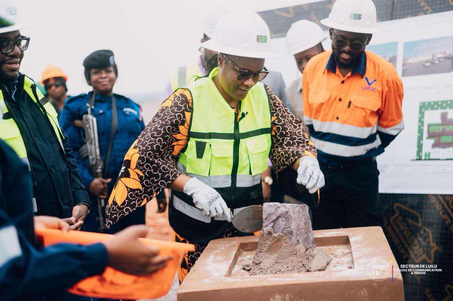 Secteur de Luilu : Betty Kyando lance les travaux de construction de l’Hôpital général de référence de Mupanja