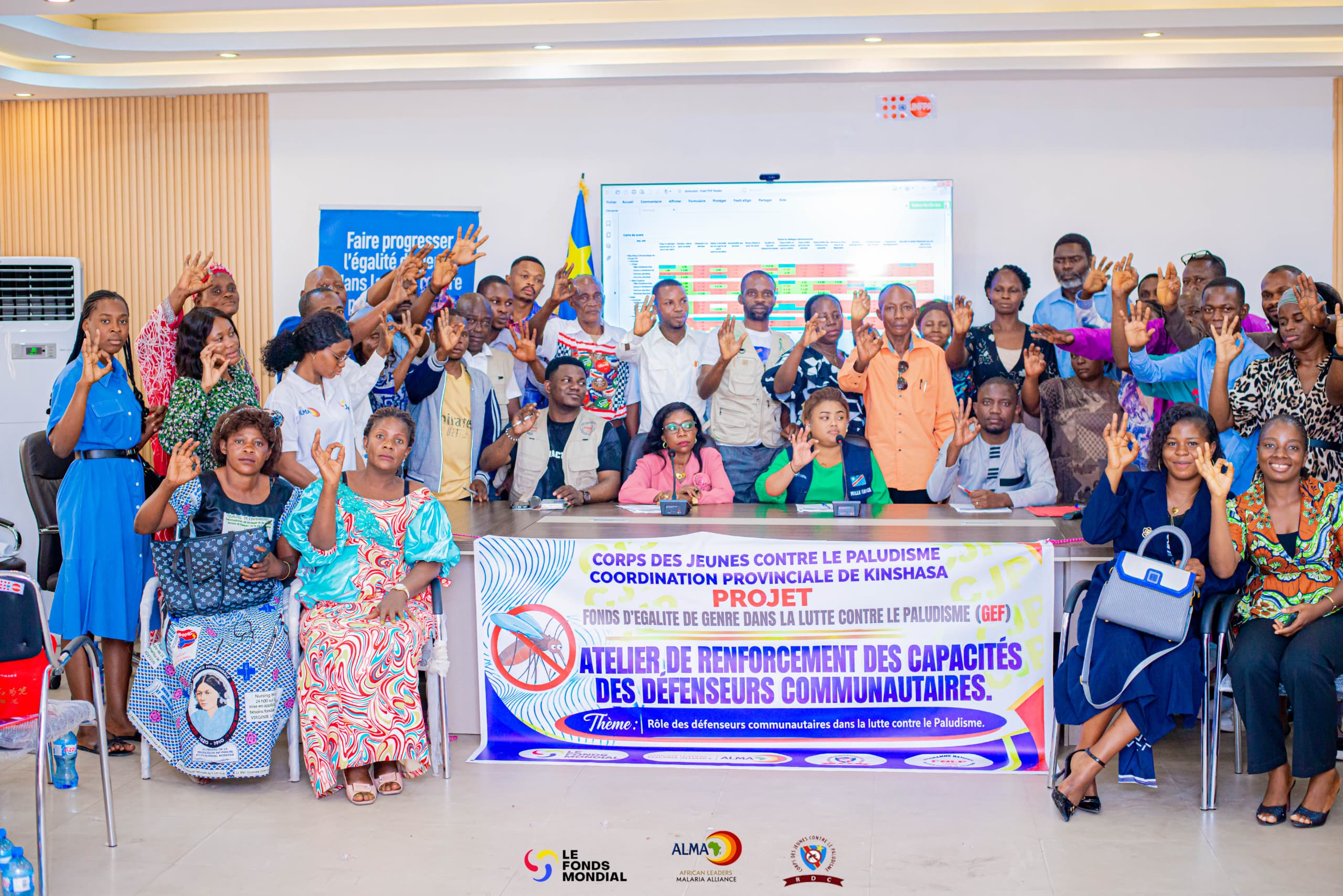 Kinshasa : 24 leaders communautaires formés pour renforcer la lutte contre le paludisme et promouvoir l’égalité des genres