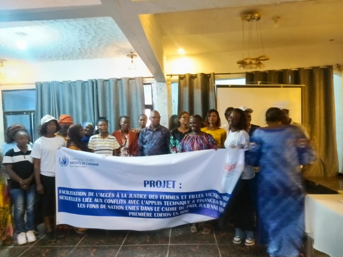 Kasaï : Le projet de facilitation de l'accès à la justice des femmes et filles victimes des violences sexuelles liées aux conflits lancé à Tshikapa par l'Asbl AFEJUCO