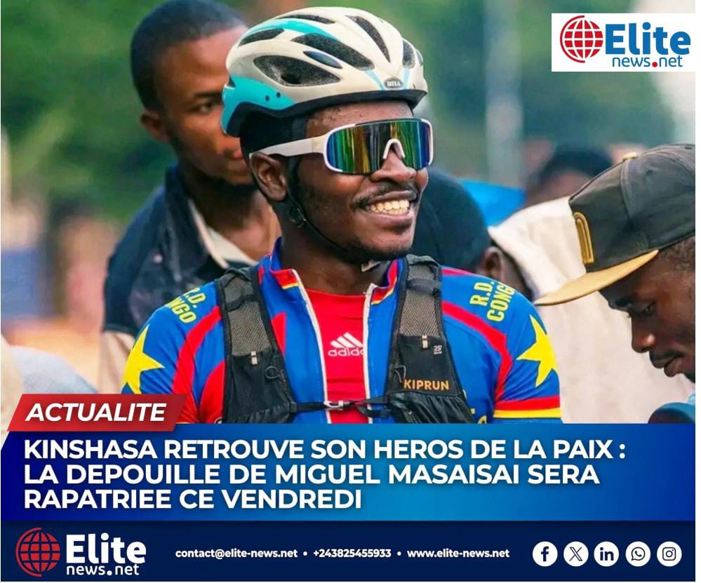 Kinshasa retrouve son héros de la paix : la dépouille de Miguel Masaisai rapatriée ce vendredi