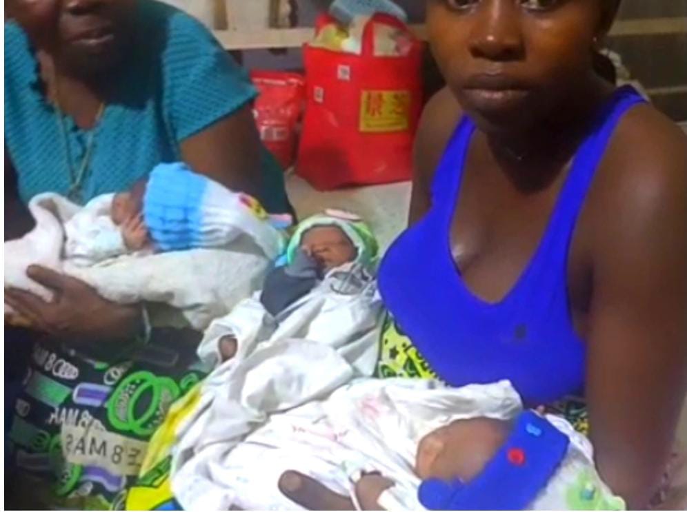 Bandundu : Maître Joseph Moke Tawaba apporte son soutien à une mère de triplés, les nouveau-nés portent ses prénoms