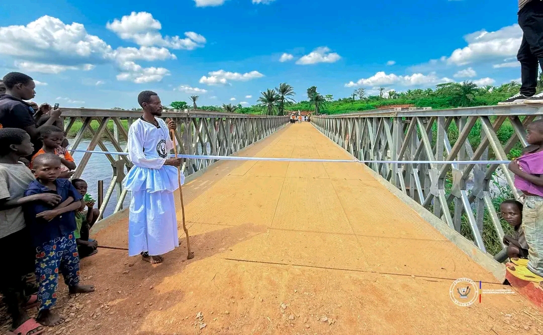 Lomami : inauguration du pont Kamutambayi construit par offices des routes à Luilu