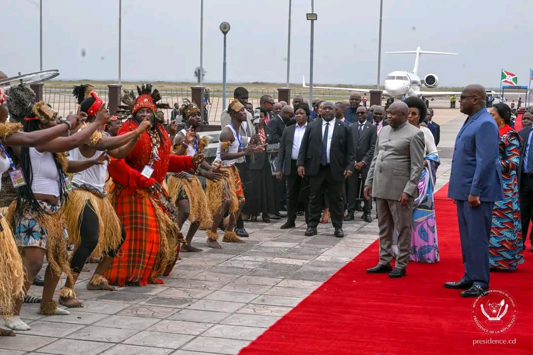 RDC–Burundi : Félix Tshisekedi accueille Évariste Ndayishimiye à Kinshasa pour renforcer la coopération entre les deux pays