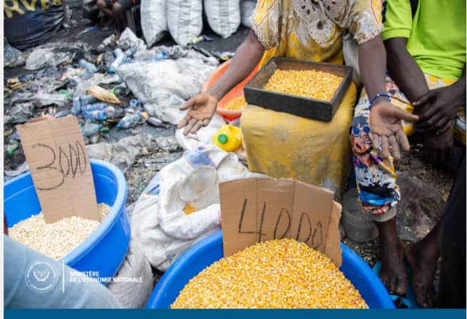 Kasaï-Central : hausse du prix de la mesurette de maïs sur le marché à Kananga
