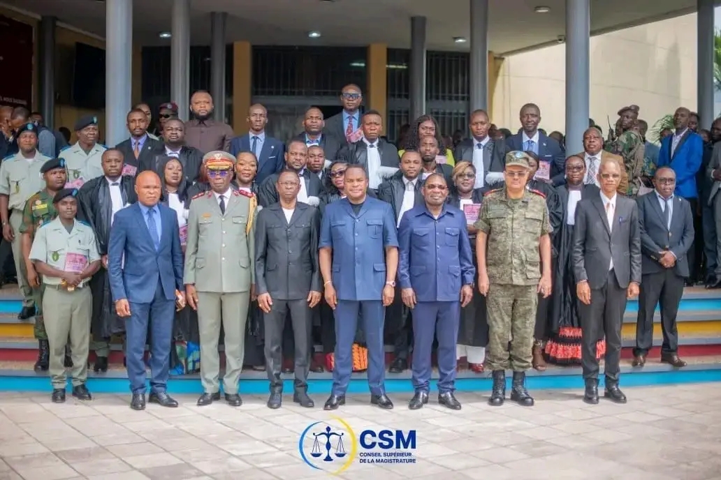 RDC : le Conseil supérieur de la magistrature remet les toges aux nouveaux magistrats de la promotion « État de droit »