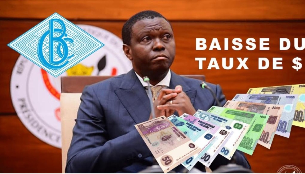 FINANCES : la BCC reconnais qu'il y'aura baisse des recettes de l'État, suite de sa politique monétaire sur la dépréciations des francs congolais aux dollars américains