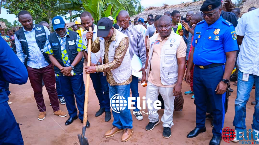 Kasaï : Le vice gouverneur Djoley Bokele lance les travaux d'entretien de 302 km de routes de desserte agricole à Lovua