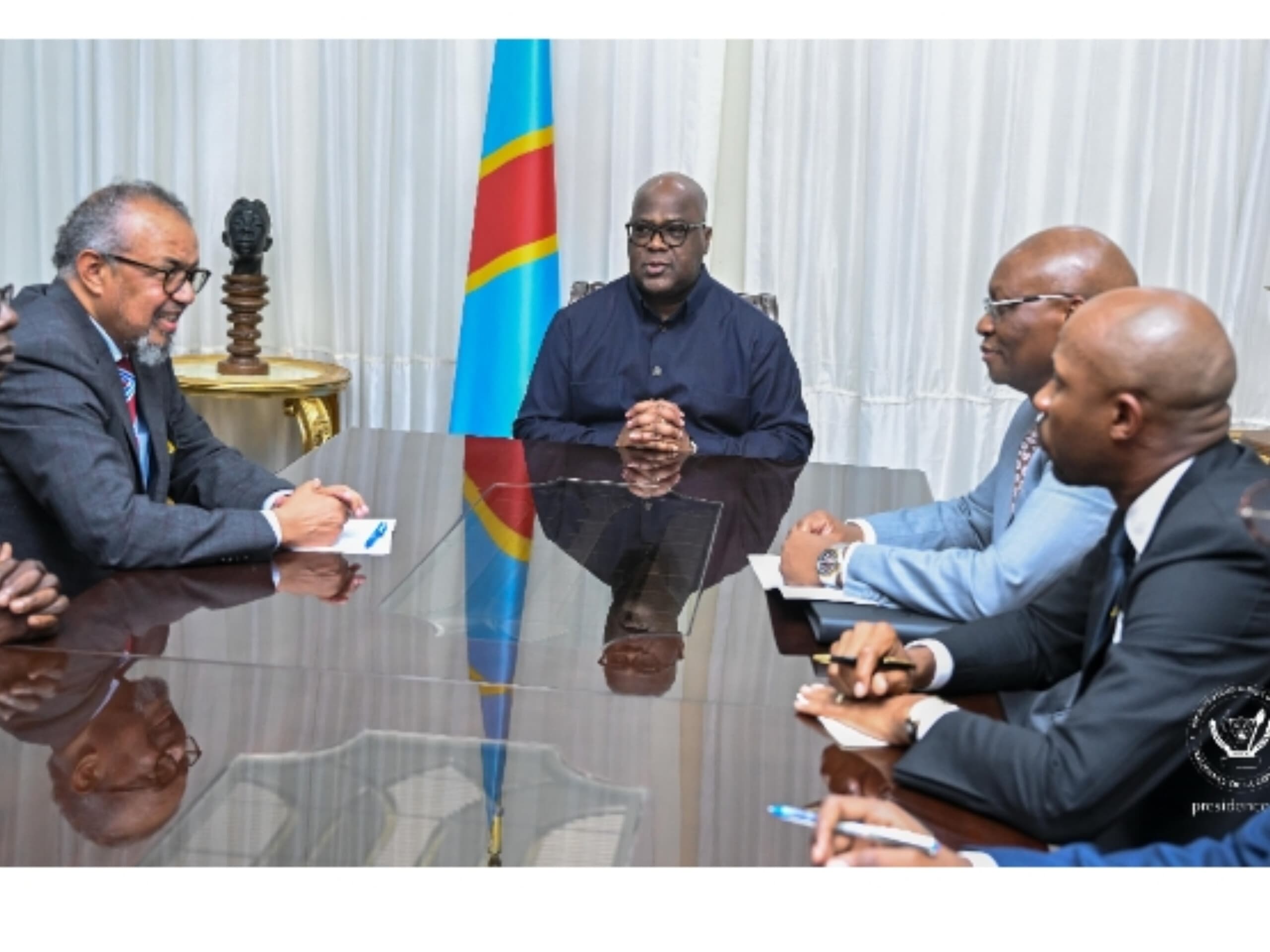 RDC : le directeur général de l'OMS à Kinshasa pour renforcer la riposte face à l'aggravation de la 17ᵉ épidémie d'Ebola