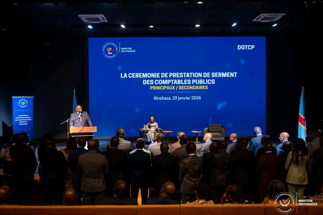 RDC : Prestation de serment des comptables publics, une étape importante dans la réforme des finances publiques