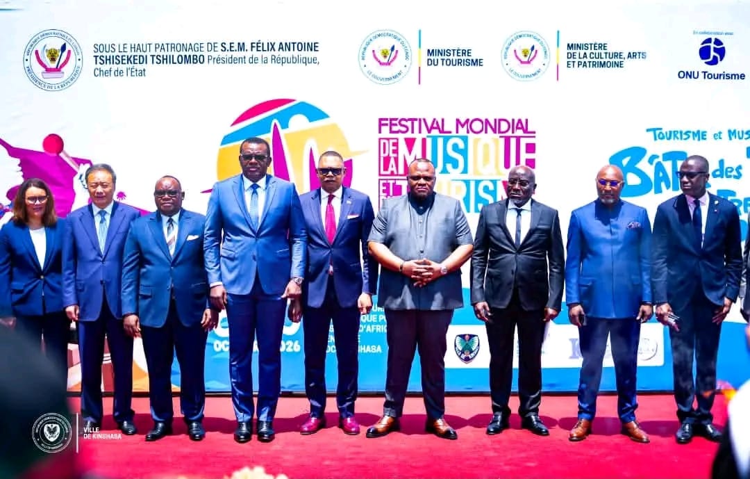 Kinshasa : la deuxième édition du Festival mondial de la musique et du tourisme s’ouvre sous le signe du rapprochement des peuples