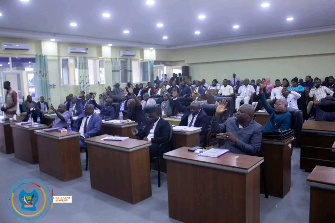 Kasaï-central : Adoption du projet d’édit portant reddition de comptes exercice 2024 à l'assemblée provinciale