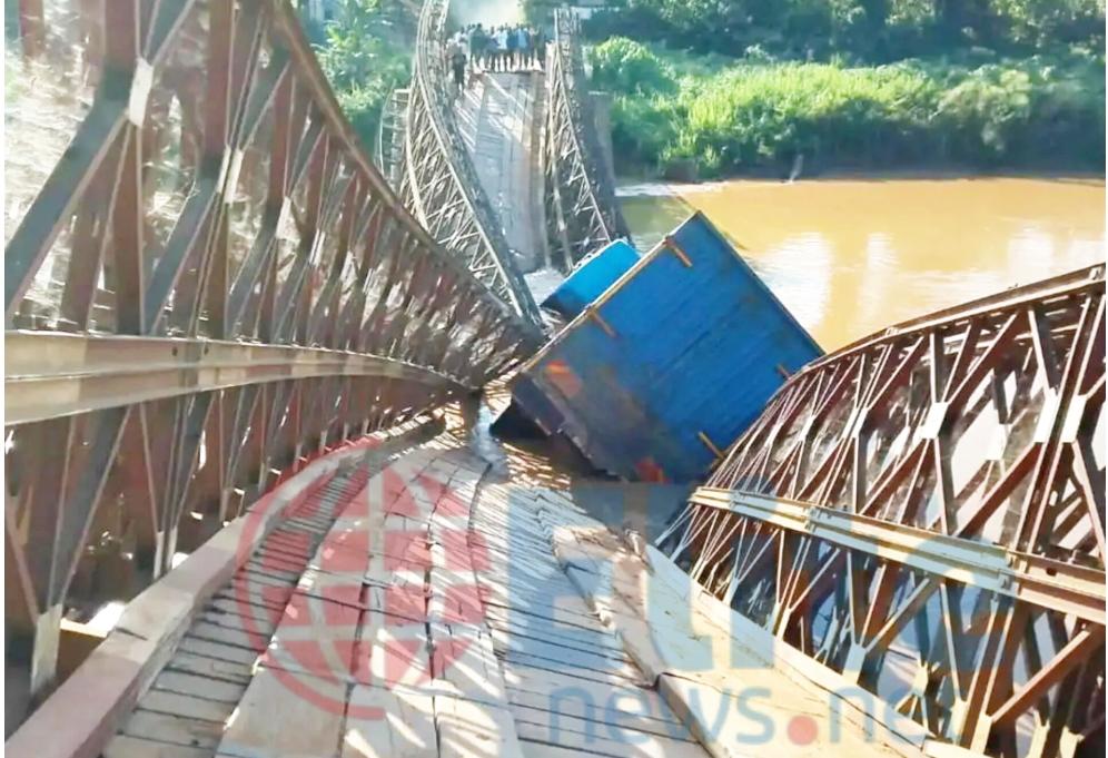 Ituri : le pont Ituri 2 s’effondre à nouveau deux ans après sa réhabilitation, la société civile réclame une reconstruction durable