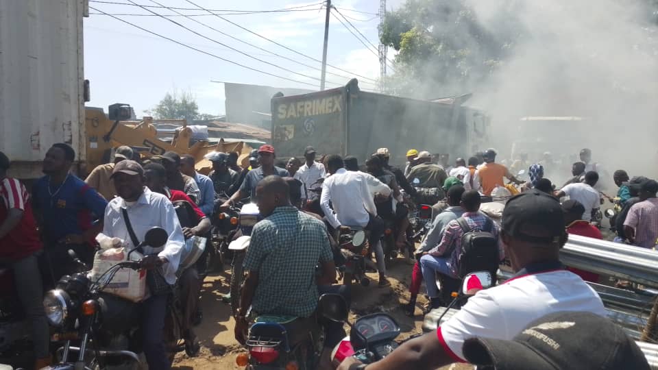 Kananga : les travaux de Safrimex paralysent la circulation au parking de Mbuji-mayi