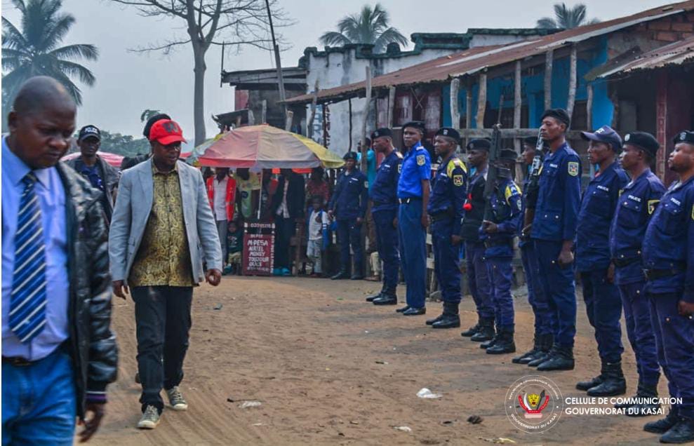 RDC : le vice-gouverneur du Kasaï entame une mission stratégique à Luebo entre infrastructures, vaccination et Festival de la paix à Mweka