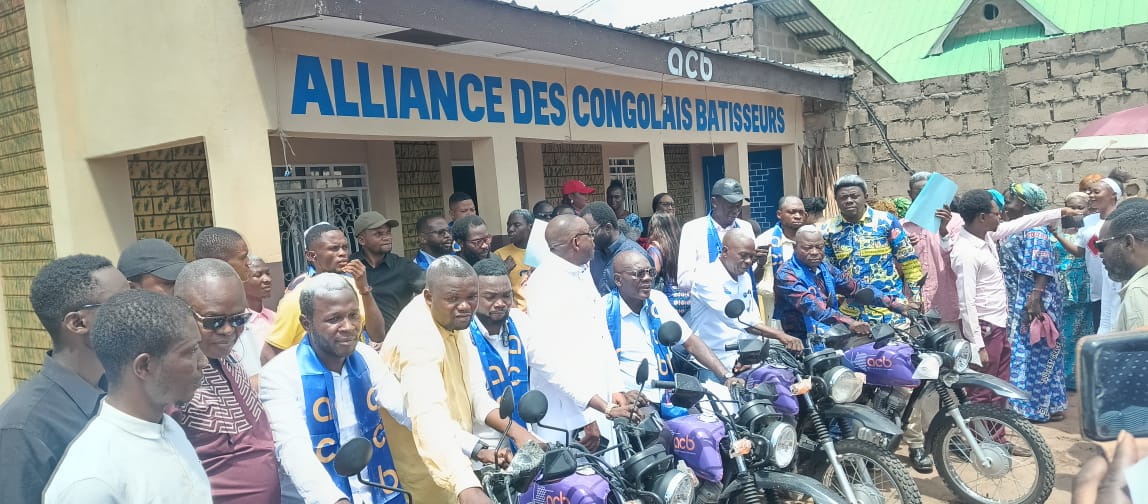 Kasaï : l’ACB installe ses nouveaux fédéraux et renforce leur mobilité avec une dotation en motos